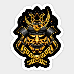 samurai mask vector Sticker